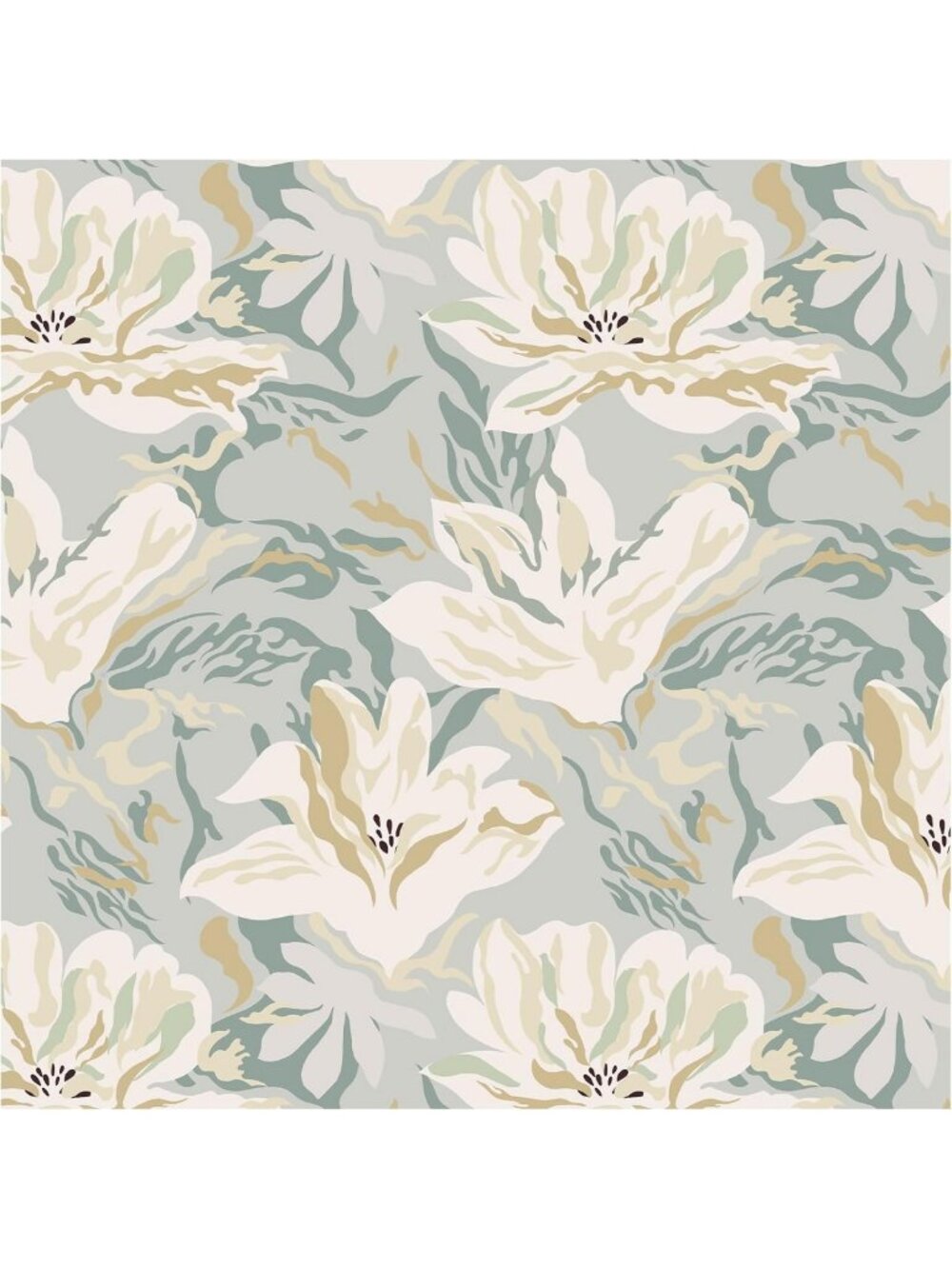 Boho Floral Peel and Stick Wallpaper | Removable Contact Paper 17.3"×393